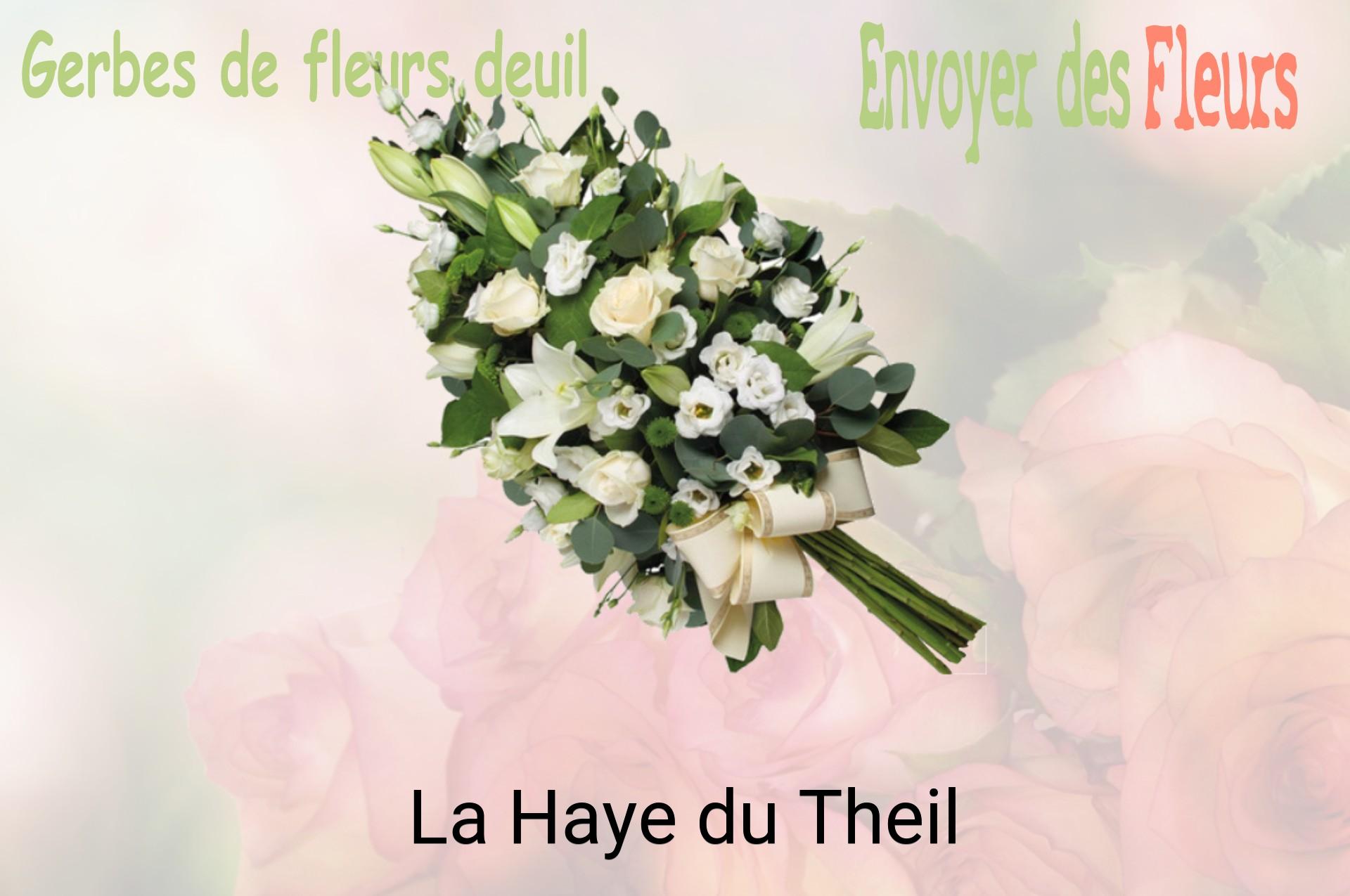 Gerbe de fleurs de deuil livrée à La Haye-du-Theil